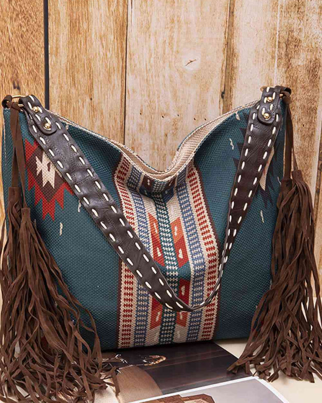 Geometric Canvas Tote Bag