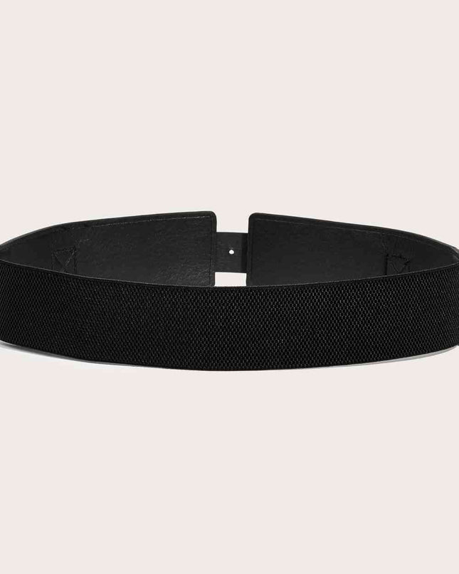 Double Buckle PU Leather Belt