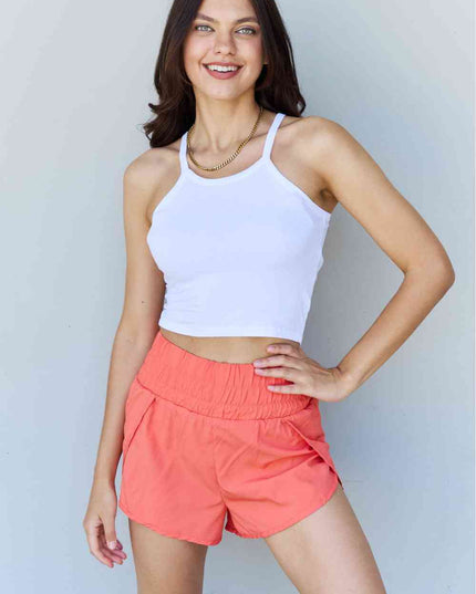 Ninexis Everyday Staple Soft Modal Short Strap Ribbed Tank Top in  Off White