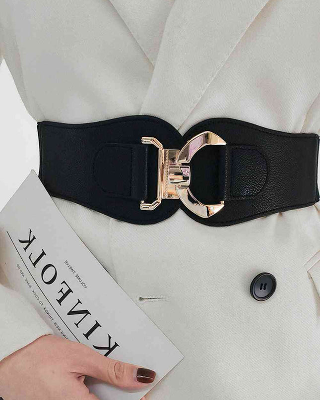 Alloy Buckle Elastic Belt
