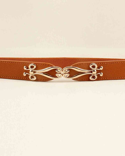 Alloy Buckle Elastic Belt