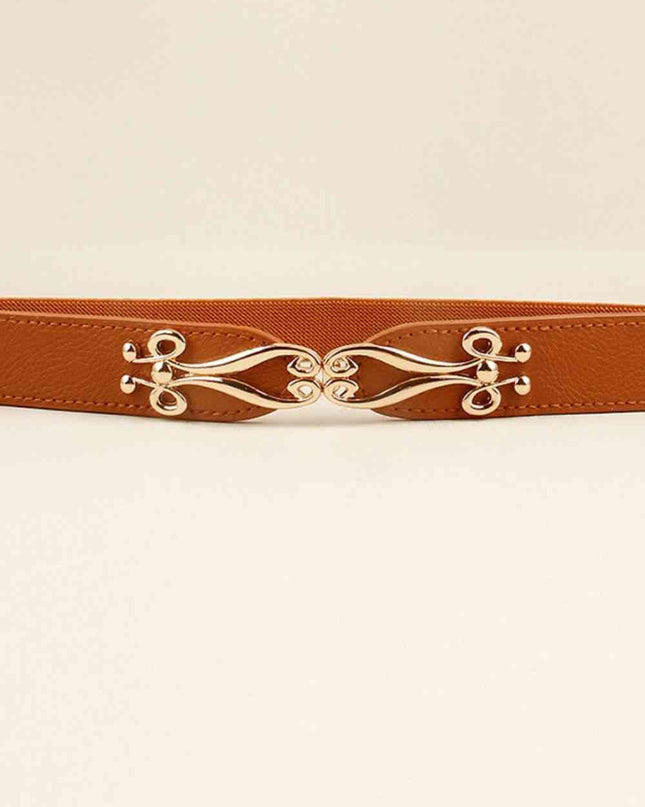 Alloy Buckle Elastic Belt