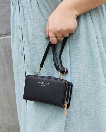 Nicole Lee USA Two-Piece Crossbody Phone Case Wallet