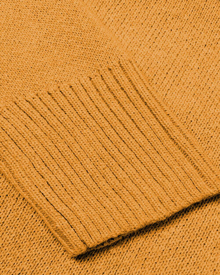 V-Neck Long Sleeve Knit Top