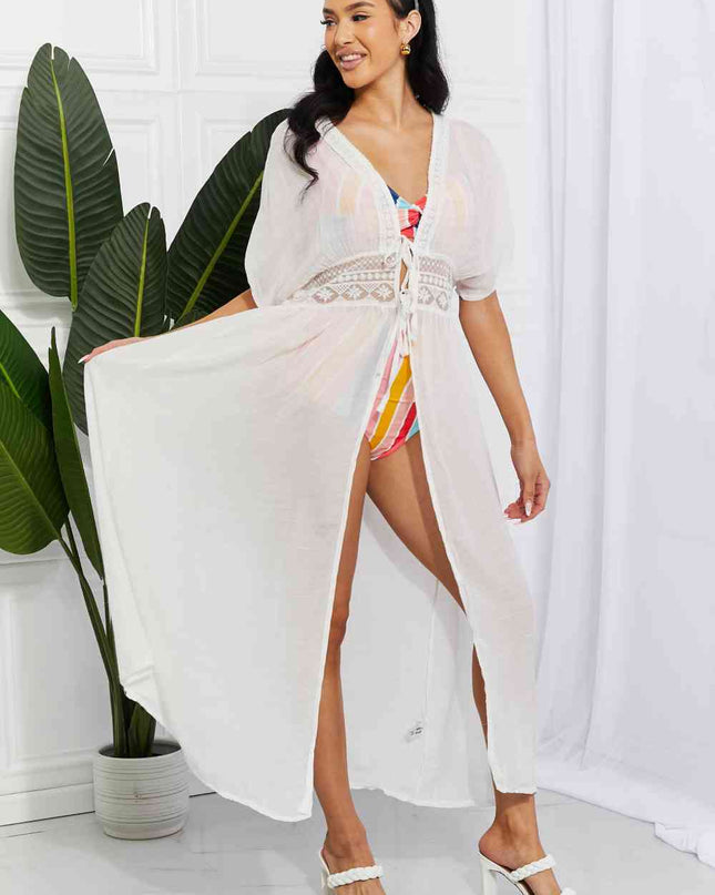 Marina West Swim Sun Goddess Tied Maxi Cover-Up
