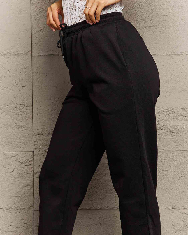Simply Love Full Size Drawstring Sweatpants