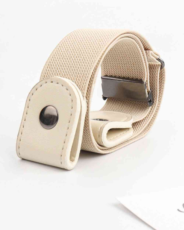 PU Elastic Snap Closure Belt