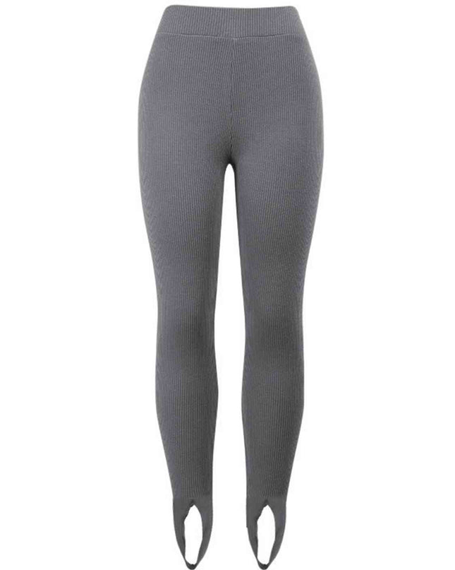 Ribbed Mid Waist Leggings