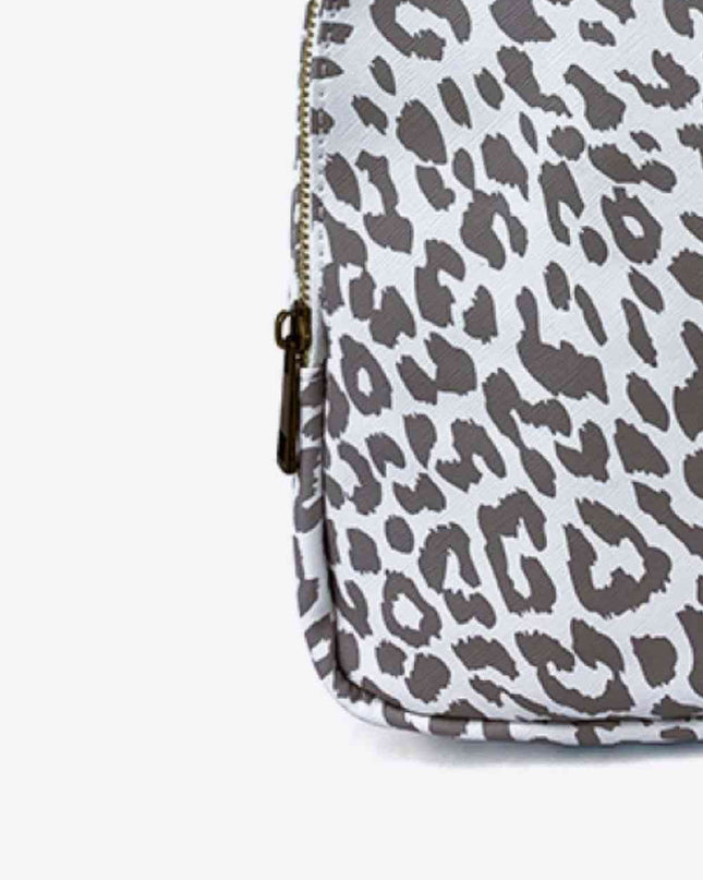 Printed PU Leather Sling Bag