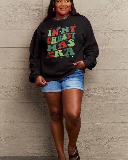 Simply Love Full Size IN MY CHRISTMAS ERA Long Sleeve Sweatshirt