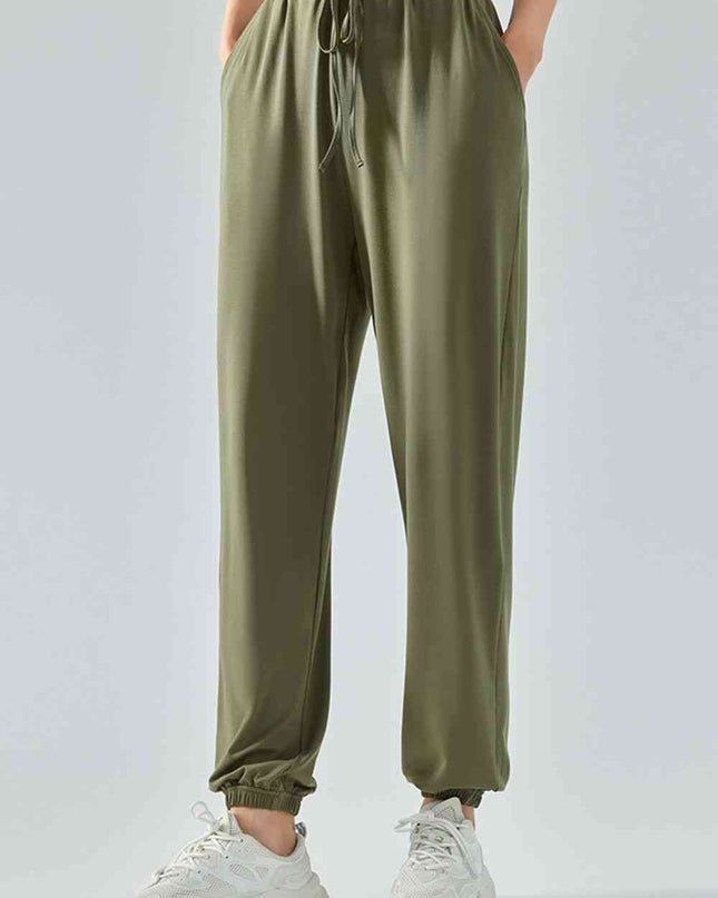 Tie Waist Sports Pants