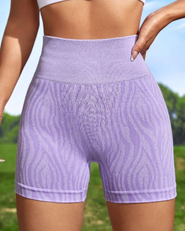 Wide Waistband Slim Fit Active Shorts