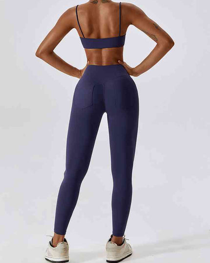 Wide Waistband Sports Pants
