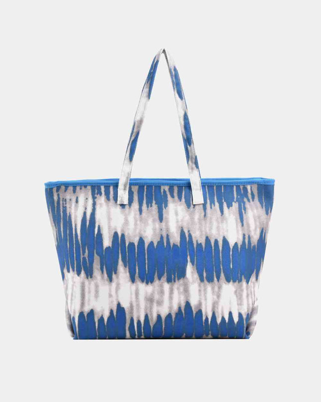 Printed PU Leather Tote Bag