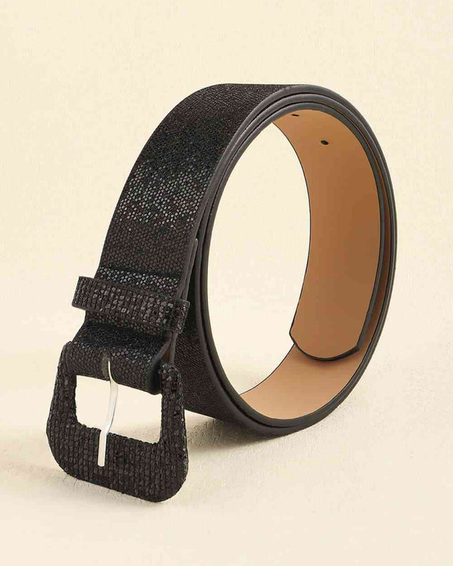 Glitter PU Leather Belt