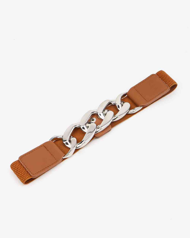 Chain Detail Elastic Belt
