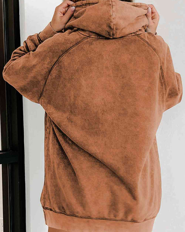 Long Sleeve Front Pocket Hoodie