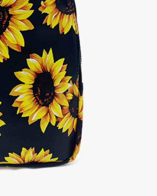 Printed PU Leather Sling Bag
