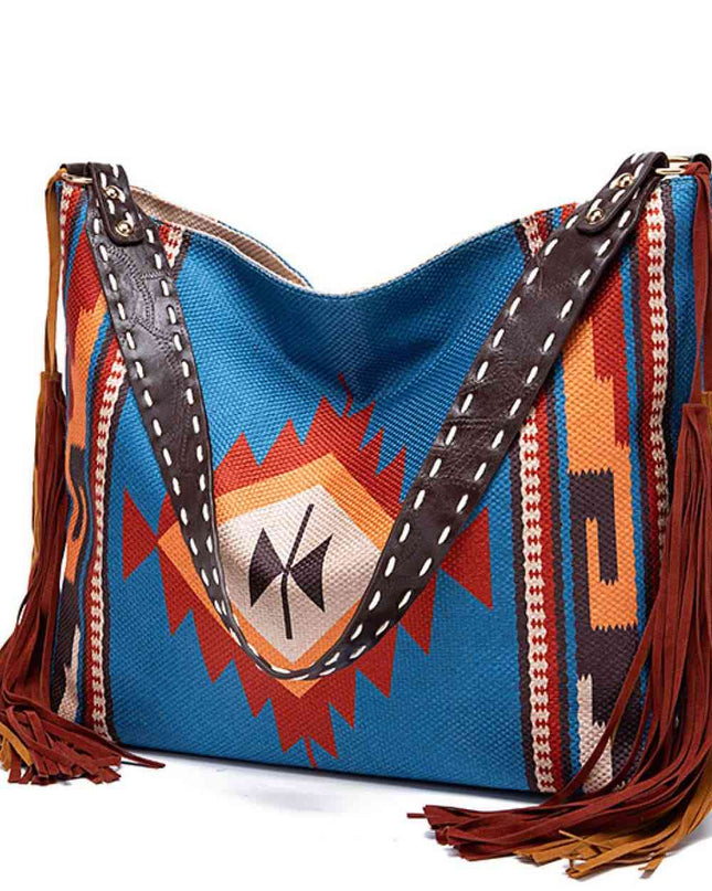 Geometric Canvas Tote Bag