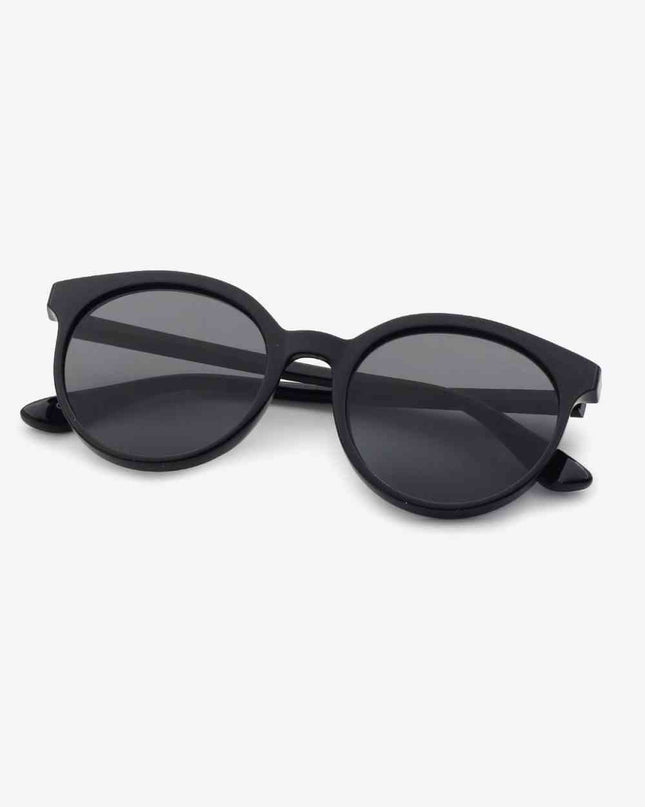Round Full Rim Polycarbonate Frame Sunglasses