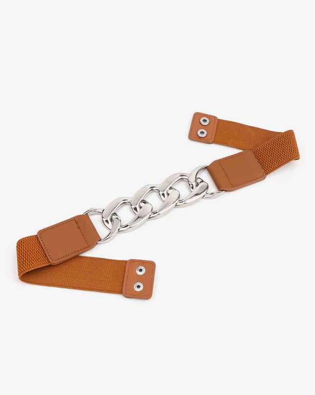 Chain Detail Elastic Belt
