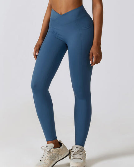 Wide Waistband Active Leggings