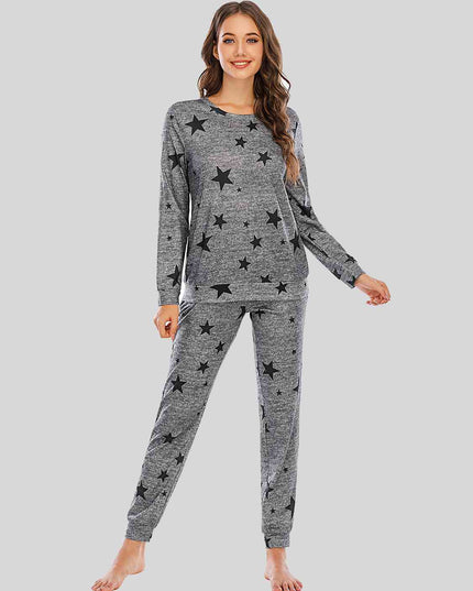 Star Top and Pants Lounge Set