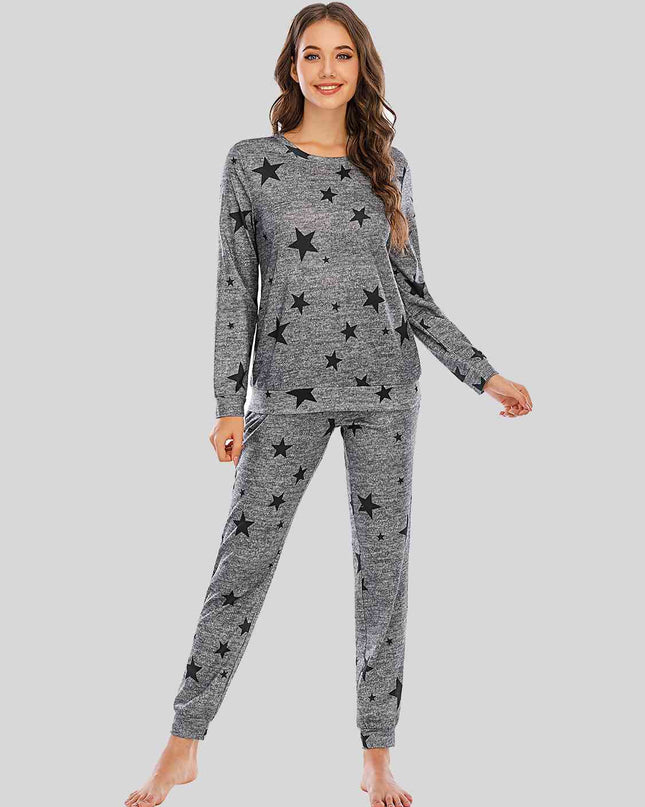 Star Top and Pants Lounge Set