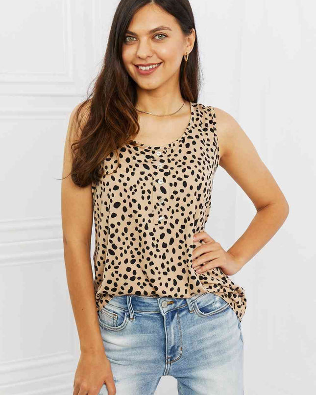 Heimish All About Me Full Size Sleeveless Top
