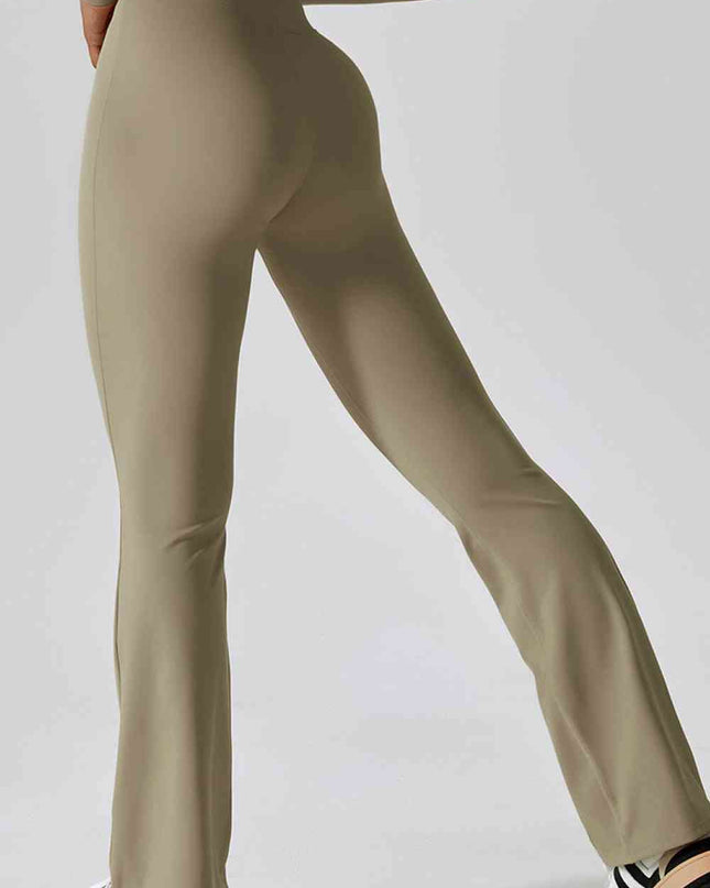 Slim Fit High Waist Long Sports Pants