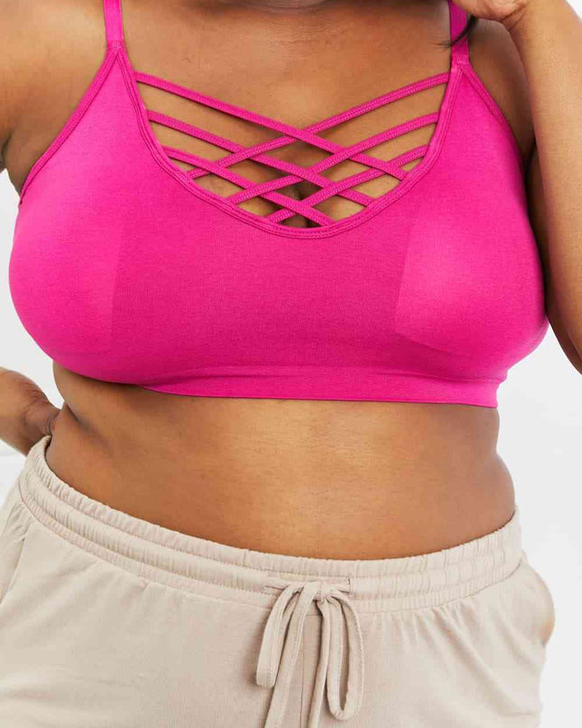 Zenana On The Go Full Size Detail Bralette