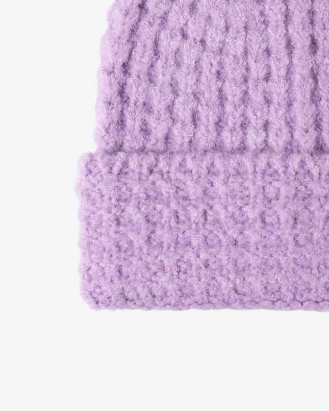 Waffle-Knit Cuff Beanie
