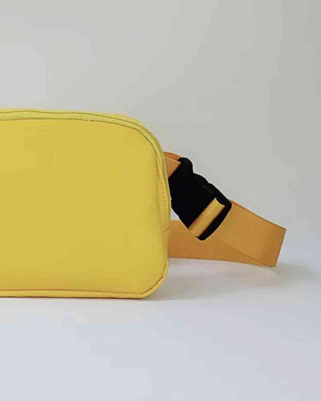 Buckle Zip Closure Fanny Pack