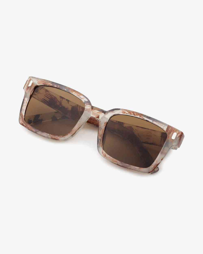 UV400 Polycarbonate Square Sunglasses