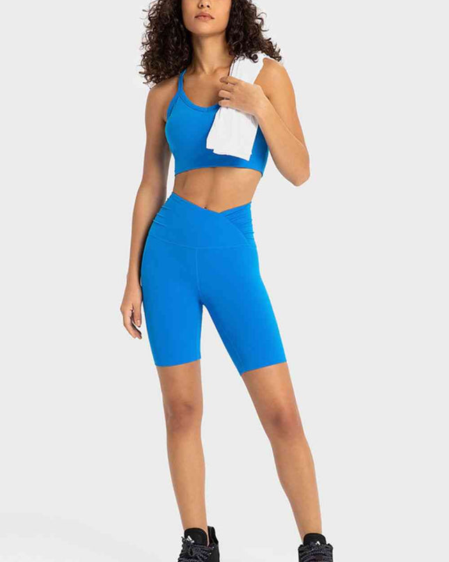 V-Waist Biker Shorts