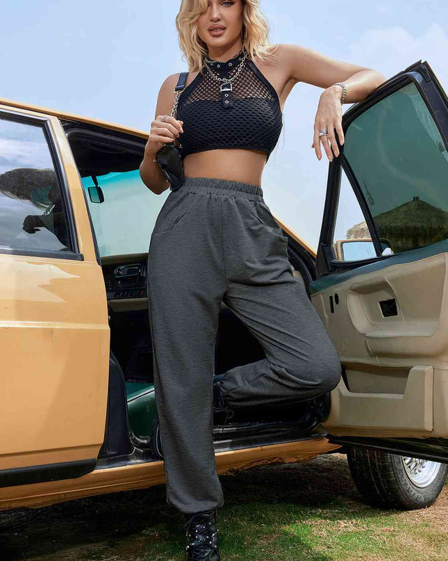 Elastic Waist Sweatpants