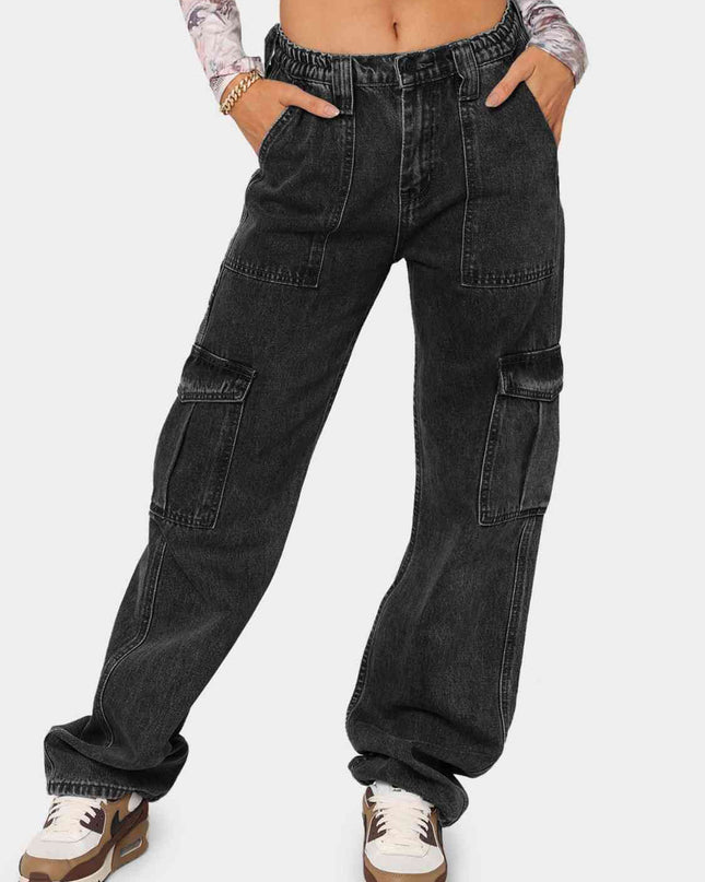 Straight Jeans with Pockets