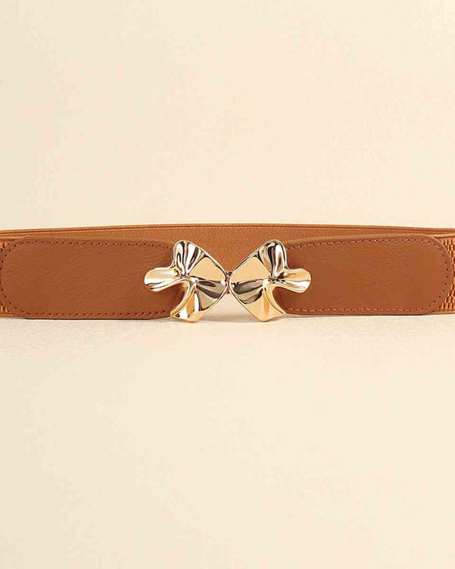 Alloy Buckle Elastic Belt