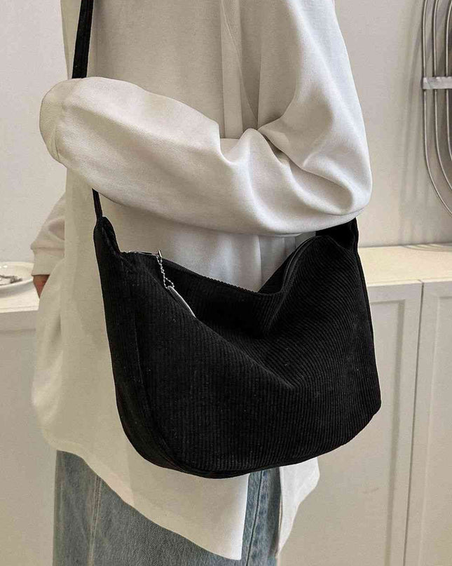 Large Corduroy Shoulder Bag