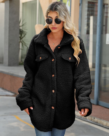 Button Down Collared Coat