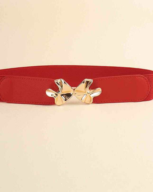 Alloy Buckle Elastic Belt