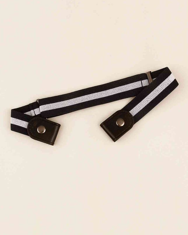 PU Elastic Snap Closure Belt