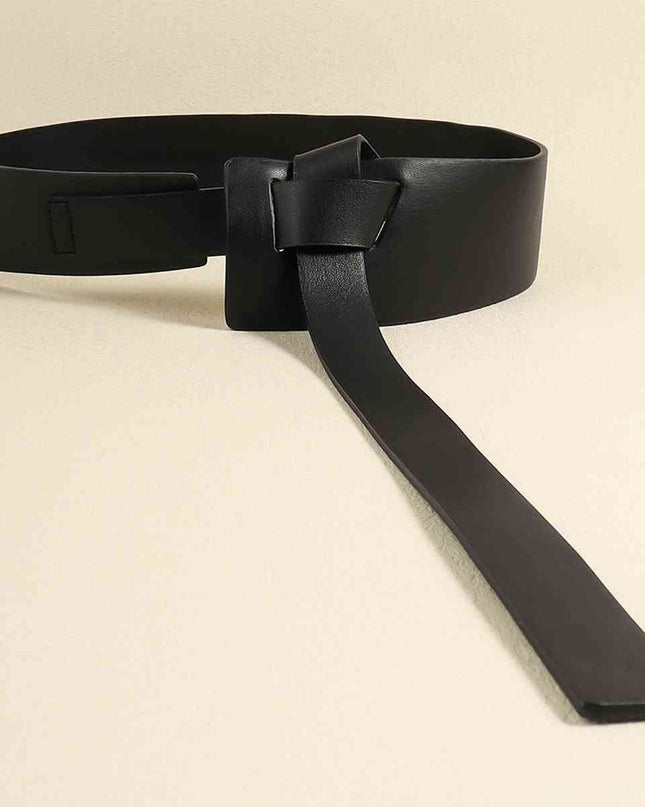 Knot Detail PU Belt