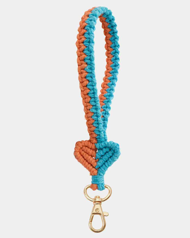 Heart Shape Macrame Key Chain