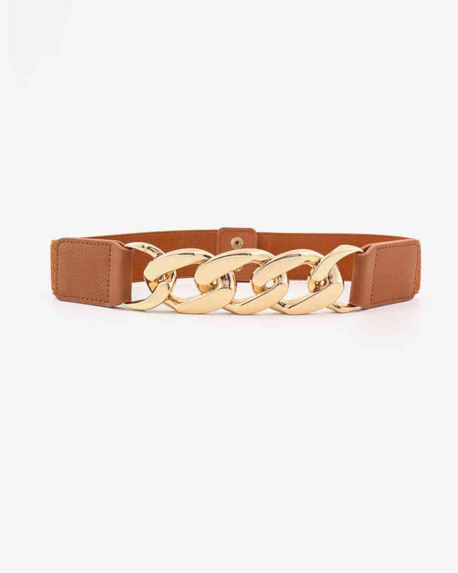 Chain Detail Elastic Belt