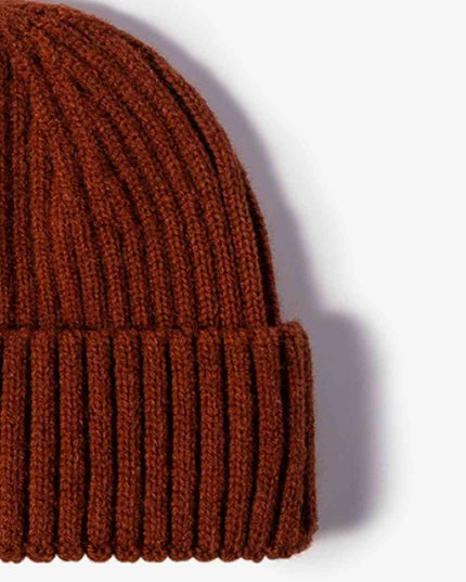 Rib-Knit Cuff Beanie