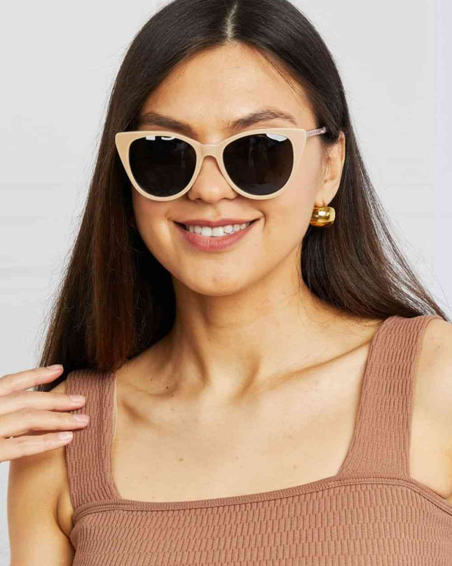 Cat-Eye Acetate Frame Sunglasses