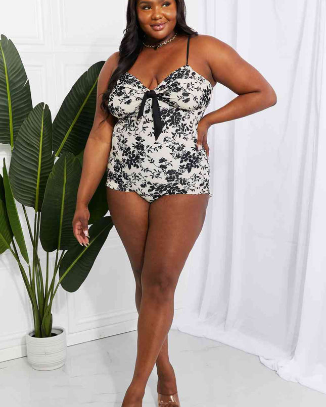 Marina West Swim Côte d'Azur Ruffle Trim One-Piece Swimsuit