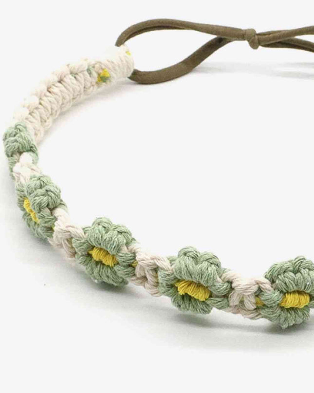 Assorted 2-Pack In My Circle Daisy Macrame Headband