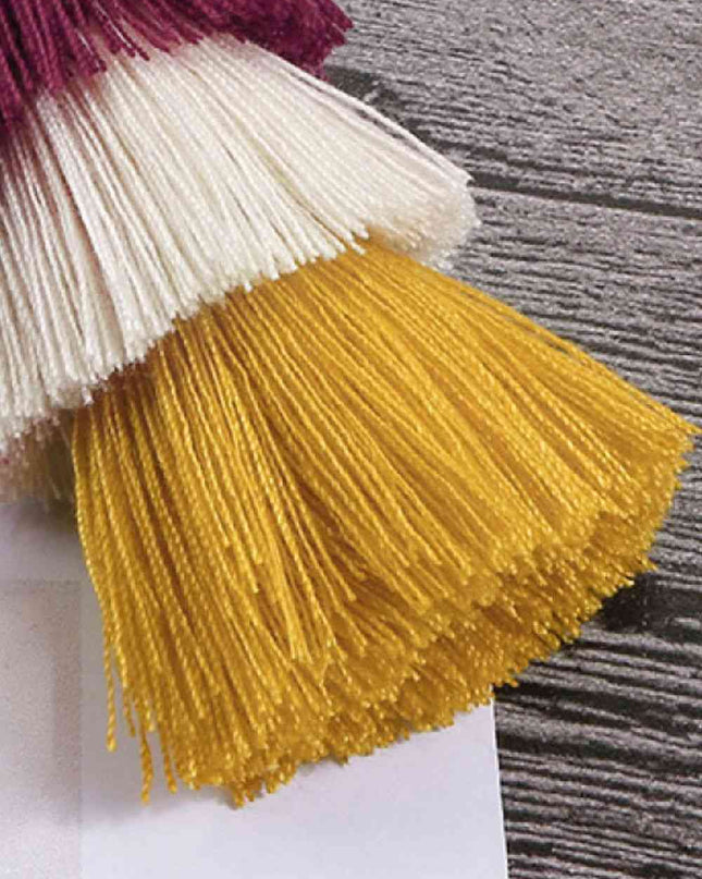 Layered Tassel Keychain